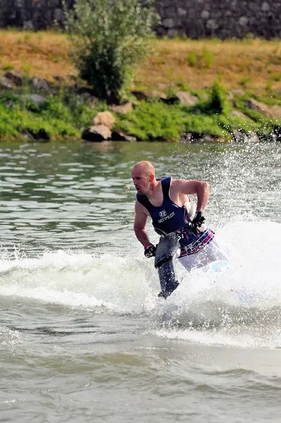 Hijs jetski — Stockfoto