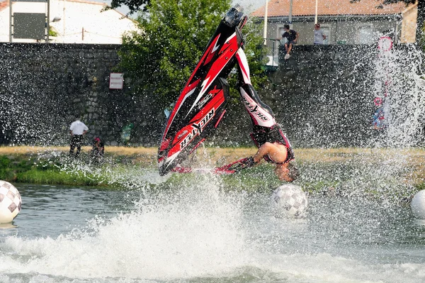 Levantando Jetski — Fotografia de Stock