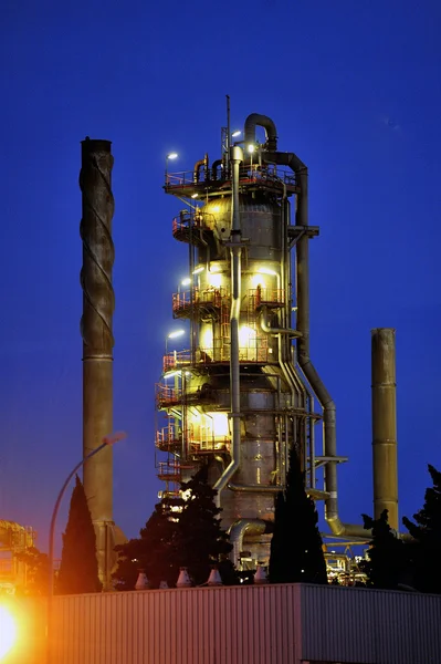 Olieraffinaderij — Stockfoto
