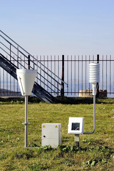 Weather installation of equipment — Stock Photo, Image