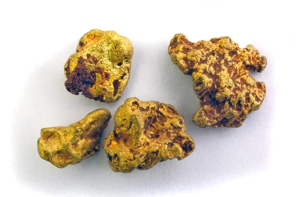 Gold nugget — Stock Photo, Image