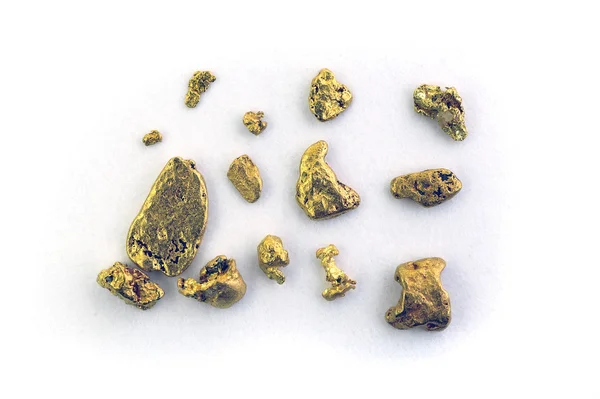 Gold nugget — Stock Photo, Image