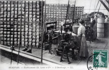 eski kartpostal, beauvais, ulusal üretim