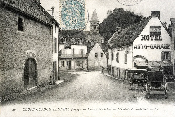 Staré pohlednice města rochefort, gordon řez benett — Stock fotografie