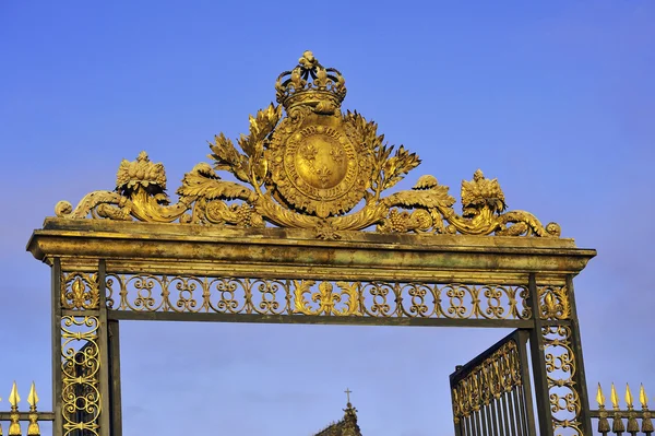 Griglie ingresso castello di Versailles — Foto Stock