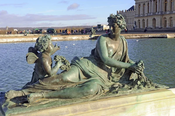 Версальский парк замка — стоковое фото