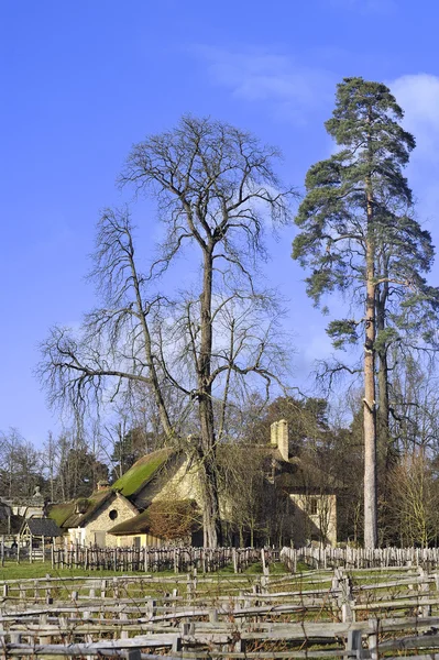 Het park van het kasteel van versailles — Stockfoto