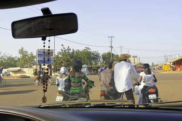 Ouagadougou trafik — Stok fotoğraf