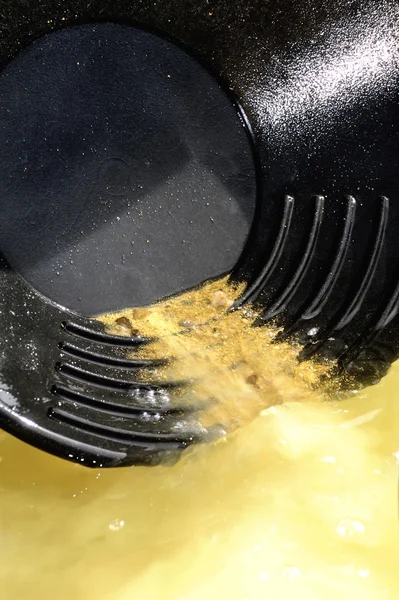 Washing the gold — Stock Photo, Image