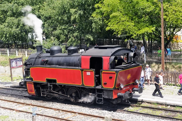La locomotora de vapor —  Fotos de Stock