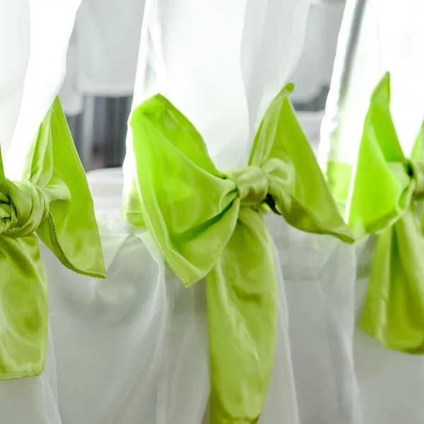 Wedding party chairs decoration — Stock Photo, Image