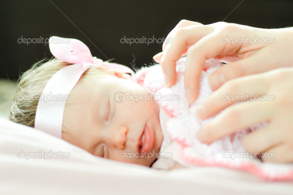 Sleeping baby newborn