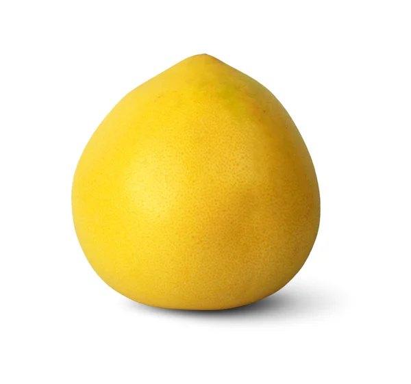 Pomelo fruit geïsoleerd op wit — Stockfoto