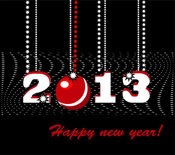 2013 new year card — Stock Vector