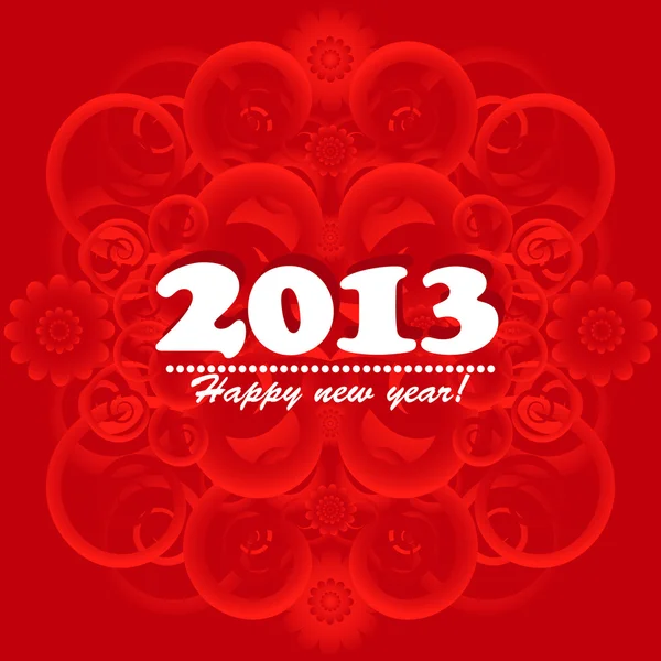 New year card 2013 — Stock Vector