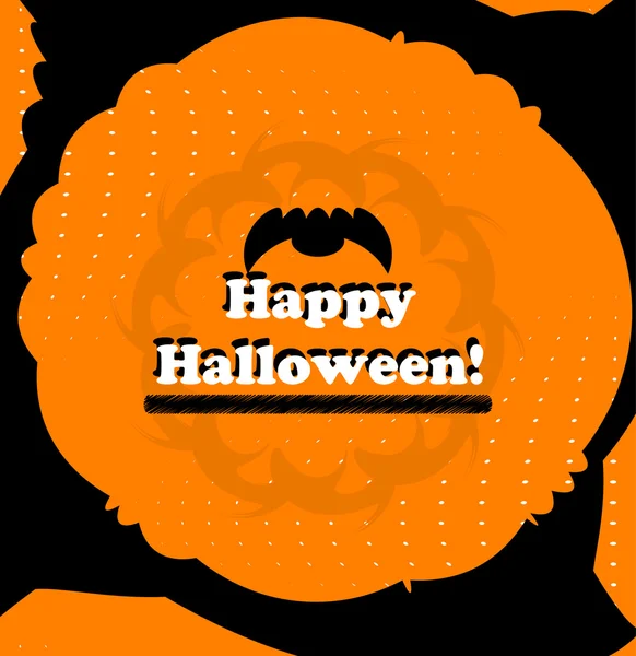 Cartão vetorial Halloween —  Vetores de Stock
