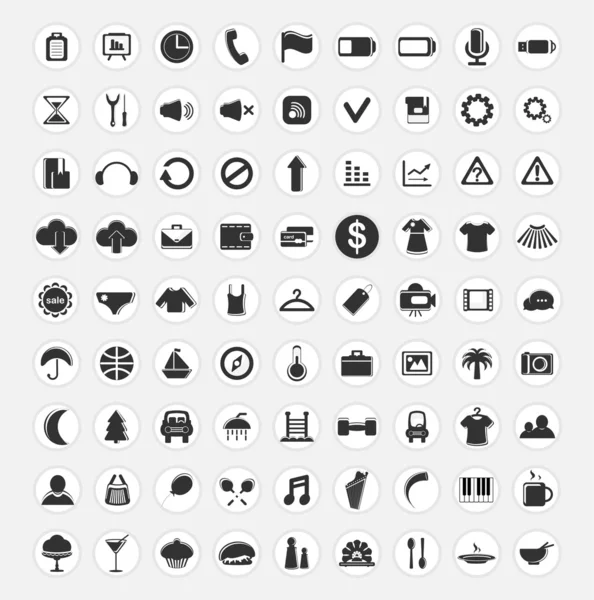 Conjunto de iconos web Gráficos vectoriales