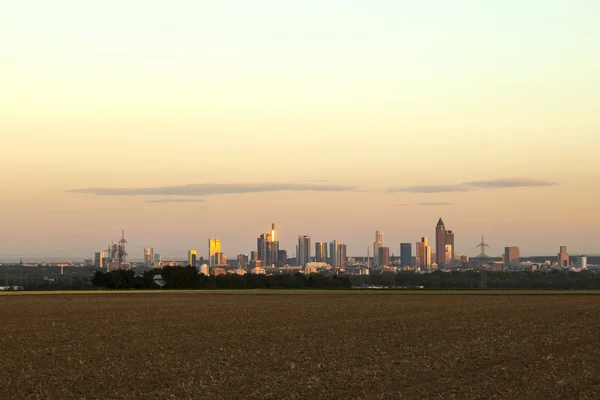 Skyline von Frankfurt — Stockfoto