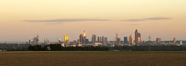 Panorama z Frankfurtu — Stock fotografie