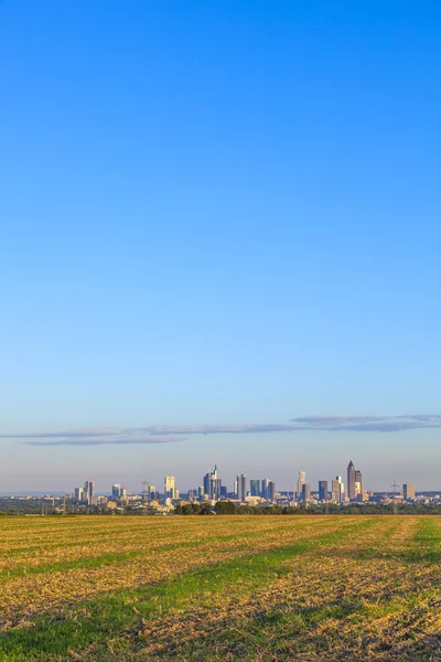 Skyline of Frankfurt — Zdjęcie stockowe