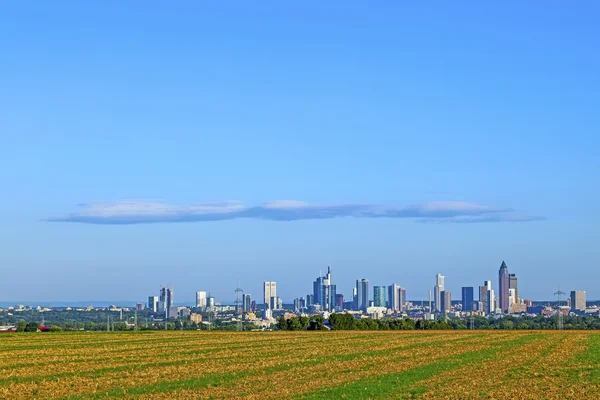 Skyline von Frankfurt — Stockfoto