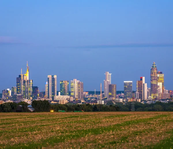 Skyline of Frankfurt — Stock Photo, Image