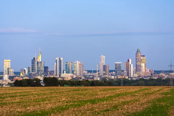 Skyline di Francoforte — Foto Stock