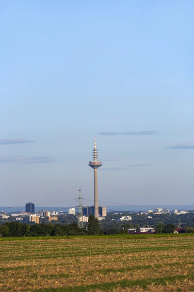 Panorama z Frankfurtu — Stock fotografie