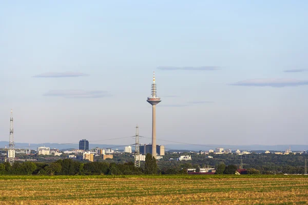 Panorama z Frankfurtu — Stock fotografie