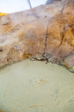 lassen Milli Parkı tencereye sıcak çamur