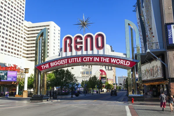 Reno A maior pequena cidade do mundo . — Fotografia de Stock