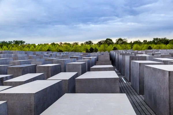 Еврейский мемориал в центре Берлина, Германия — стоковое фото