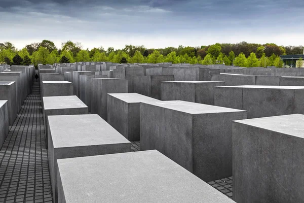 The jewish memorial in central berlin, germany — Stock Photo, Image