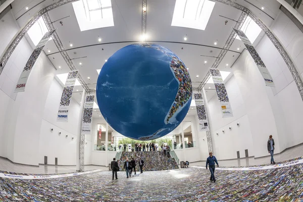 Photokina - World of Imaging, Globe as a symbol of worldwide ph Stock Image