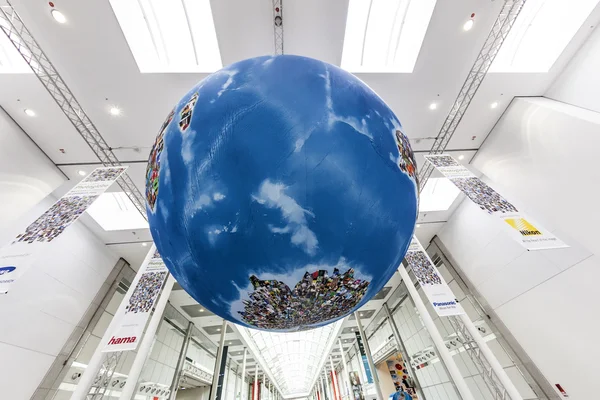 Photokina - World of Imaging, Globe as a symbol of worldwide ph Royalty Free Stock Photos