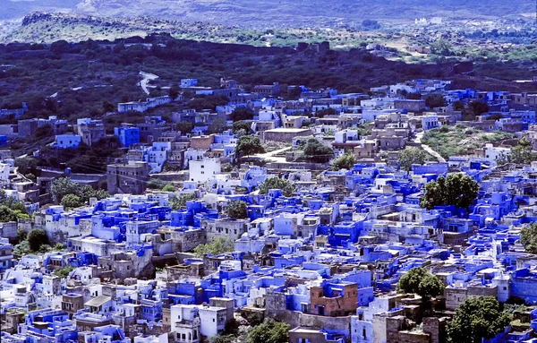 Jodhpur, de blauwe stad in rajasthan — Stockfoto