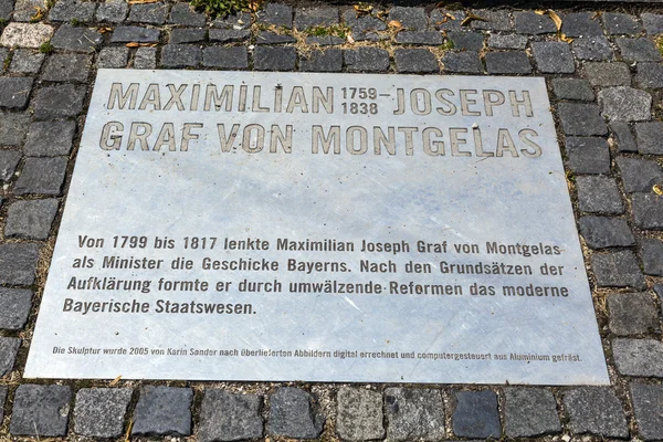 Statue of Graf Maximilian Joseph von Montegelas — Stok fotoğraf