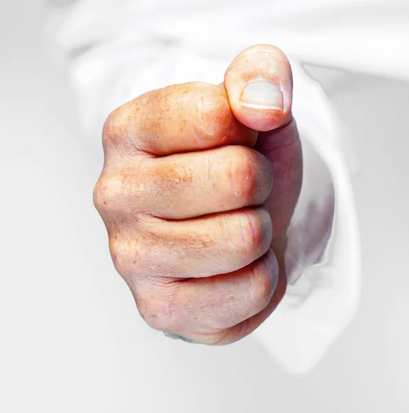 Detalhe do punho masculino — Fotografia de Stock