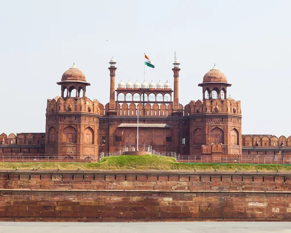 Architektonisches detail von lal qila - rotes fort in delhi, indien — Stockfoto