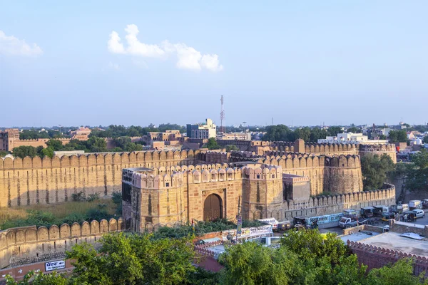 Palácio do Maharajah de Bikaner dentro do fort de Junagarh, Bikane — Fotografia de Stock