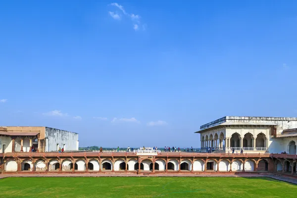 Czerwony fort w agra, amar singh gate, Indie, uttar pradesh — Zdjęcie stockowe