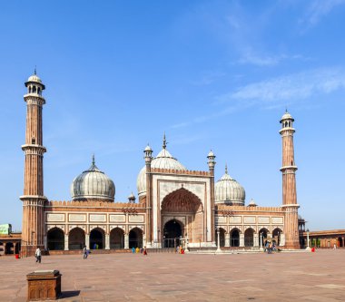 Jama Mescidi Camii, Eski Delhi, Hindistan.