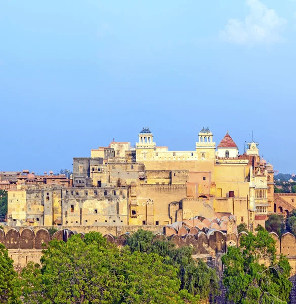 Slotten av maharajah över bikaner inuti junagarh fort, bikane — Stockfoto