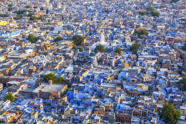 Jodhpur la "ville bleue" dans l'état du Rajasthan en Inde — Photo