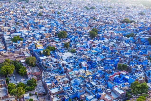 Jodhpur a "cidade azul" no estado de Rajasthan na Índia — Fotografia de Stock