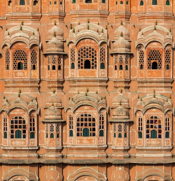Hawa mahal, Pałac wiatrów w jaipur, Radżastan, Indie. — Zdjęcie stockowe