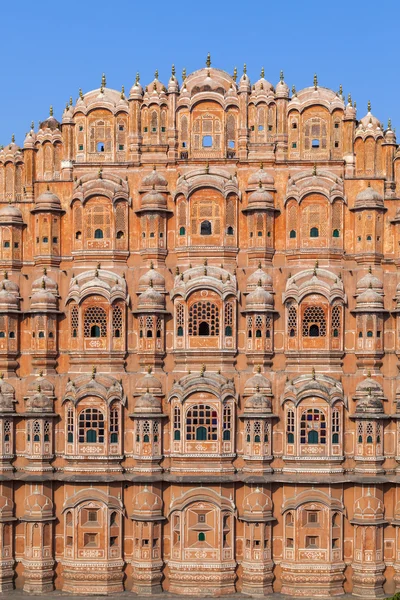 Hawa mahal, Pałac wiatrów w jaipur, Radżastan, Indie. — Zdjęcie stockowe