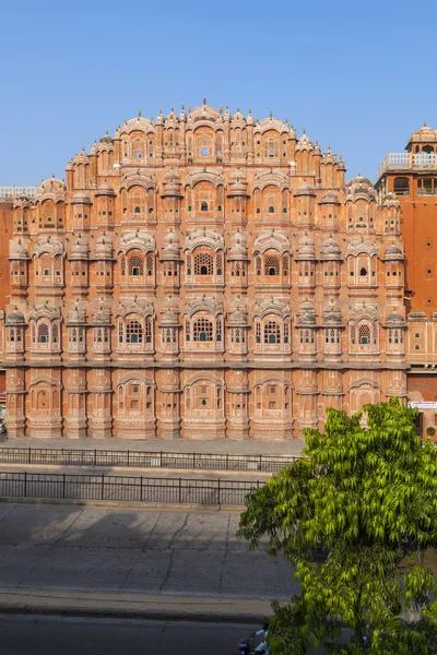 Hawa mahal, het paleis van de winden in jaipur, rajasthan, india. — Stockfoto