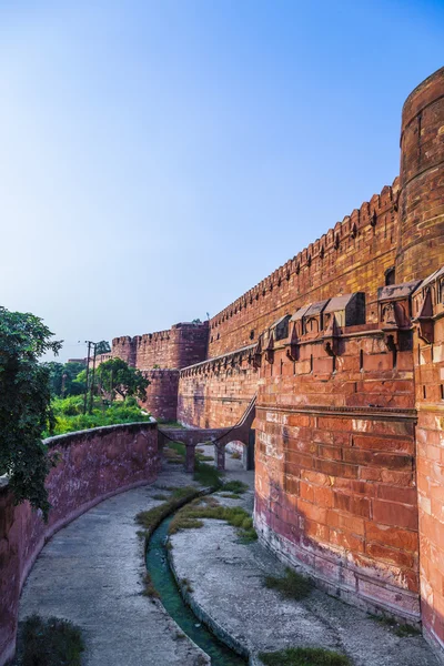 Röda fortet i agra, amar singh gate, Indien, uttar pradesh — Stockfoto