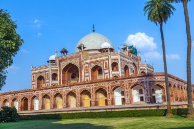 Humayuns mezar. Delhi, Hindistan